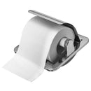 Recessed Toilet Paper Roll Holder Tissue Brushed Nickel Loaded Stand