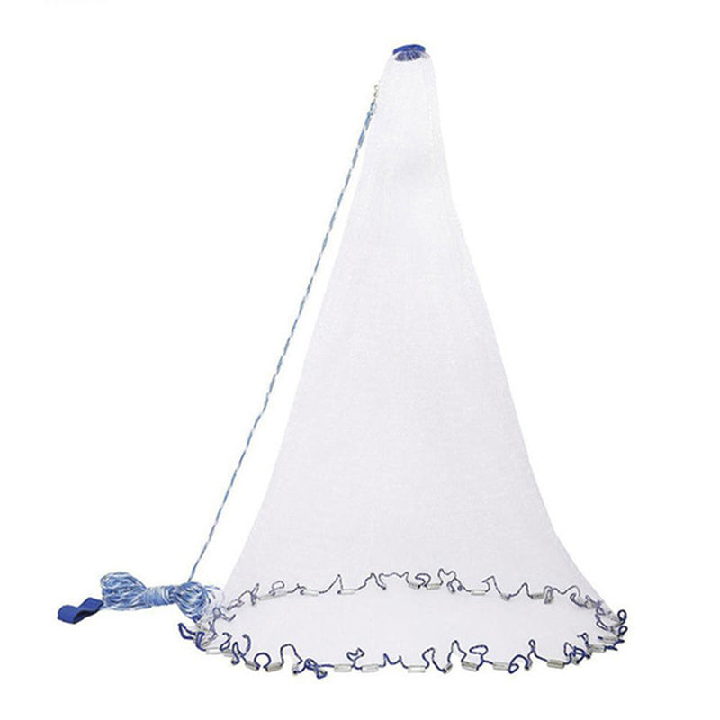 Outdoor Hand Throw Fishing Net Casting Easy Fishing Bait Catch Netting Cast Mesh