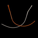 ZANLURE 17cm Fly Fishing Line Loop Connector Fly Fishing Spare Fishing Line