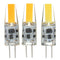 G4 2W COB LED Crystal Light Silicone Bulb Pure White Warm White Cold White Lamp For Home DC 12V