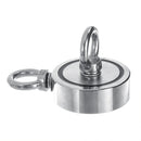 120KG Double Side Neodymium Recovery Magnet Hook Lifting Fishing Hunting Salvage Magnet