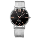 SMEETO Casual Style Women Quartz Watch Fashion Dial Stainless Steel Strap Ladies Dress Wristwatch