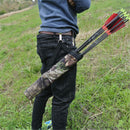 Portable 2 Tube Archery Quiver Clip Hip Waist Holder Bag Bow Hunting Accessories