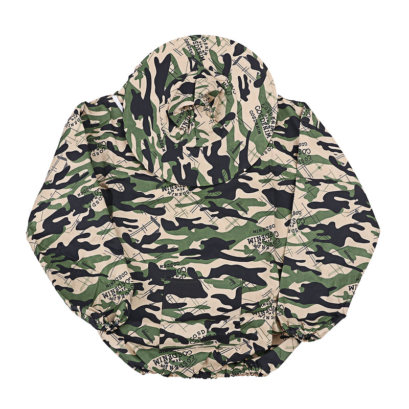 Camouflage Tactical Beekeeping Jacket Anti-bee Suit With Netted Hat