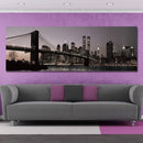 DYC 10977 Single Spray Oil Paintings Bustling City Building Scenery For Home Decoration Paintings Wall Art