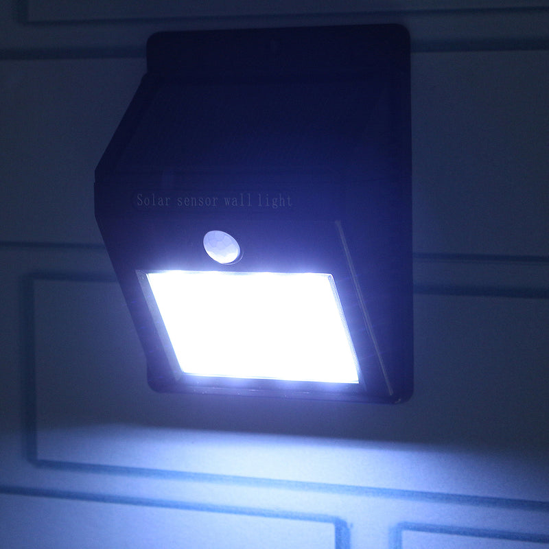 Waterproof LED Human Body Infrared Solar Sensor Wall Light Outdoor Garden Wall Lamp
