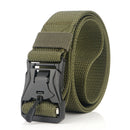 ENNIU XX19 125cm Punch Free Magnetic Buckle Military Tactical Belt Zinc Alloy Quick Release Waist Belts 2019 Newest Style