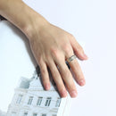 Punk Stainless Steel Luminous Ring Cool Men's Ring Jewelry for Unisex