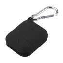 Portable Anti-lost Shockproof Silicone Protective Case Cover with Hook for Apple Earphones Airpods