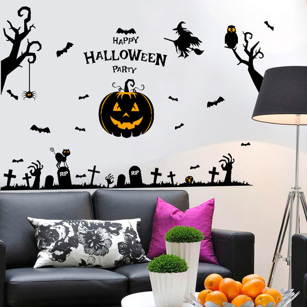 Miico SK9093 Halloween Wall Sticker Be Funny Sticker For Halloween Party