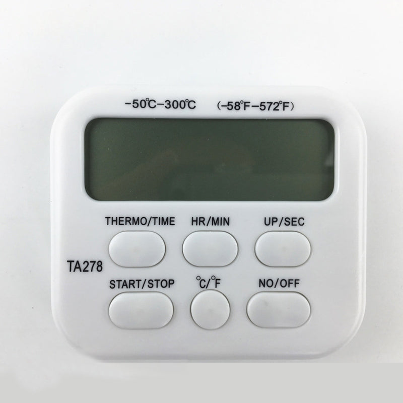 Touch Screen Digital Thermometer Electronic Timing Barbecue Food Thermometer Kitchen Oven Probe Thermometer