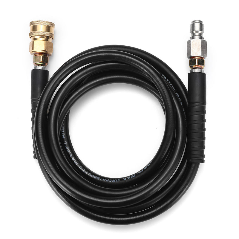 24/15/12/10/8/5/3M High Pressure Washer Cleaning Hose Water Pipe w/ 3/8" Quick Connect Fittings