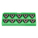 Drillpro 10pcs TNMG160408 MS CVD Carbide Insert Turning Tool Insert for DTGNR/L PTFBR/L