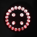 Outdoor Camping Light Super Bright 24 LED Solar Powered Flagpole Flag Pole Light Night Downlight