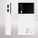 Bakeey 20000mAh LED Digital Display Large Capacity DIY Power Bank Case For iPhone X XS 11Pro Huawei P30 Pro Mate 30 5G Xiaomi 9Pro Redmi K30 S10+ Note 10 5G