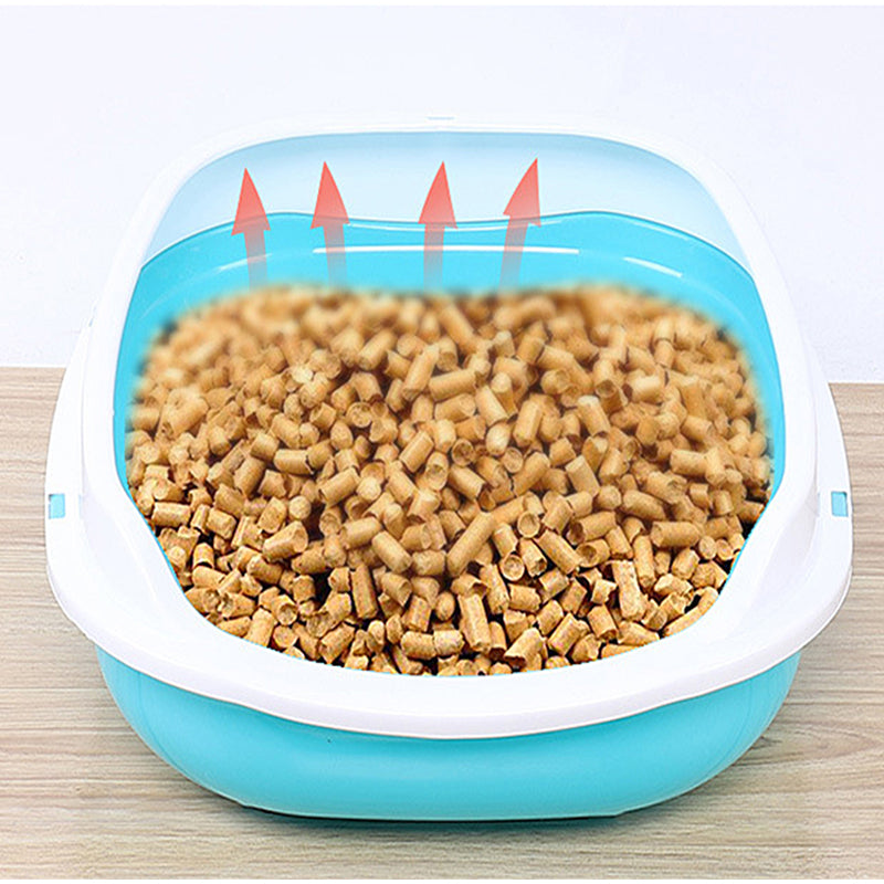 Pet Cat Sand Basin Set Waste Box Detachable Plastic Litter Shovel For Pet Cat Pet Poop Bags
