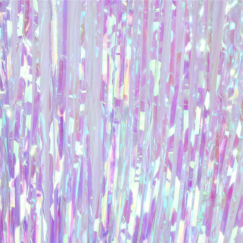 Shiny Metallic Tinsel Foil Fringe Curtains Party Photo Backdrop Wedding Decorative Curtains Party Decor Wedding Decor