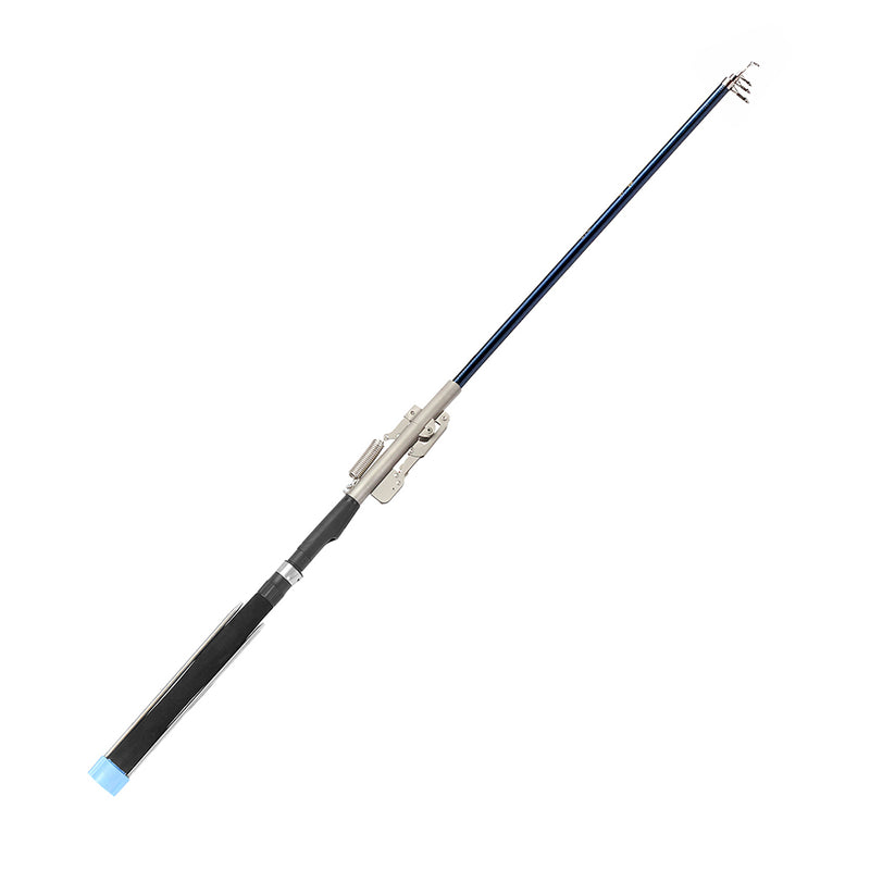 ZANLURE 2.1m 2.4m Stainless Steel Automatic Fishing Rod Sea River Lake Pool Telescopic Fishing Pole