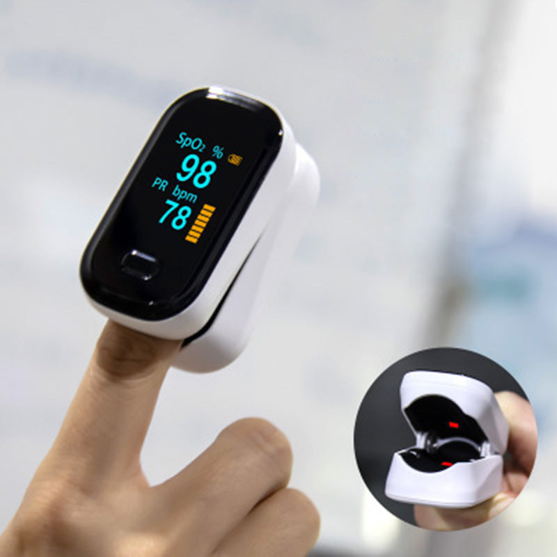 BOXYM oFit-2 Finger-Clamp Pulse Oximeter Medical Finger Blood Oxygen Saturometro Heart De Oximeter Portable Pulse Oximetro Monitor
