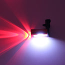 Aluminum COB USB Rechargeable Bike Light Taillight LED Warning Safety Bicycle Cycling Light