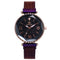 Woman Mesh Magnet Buckle Starry Sky Watch Casual Women Geometric Surface Quartz Watch