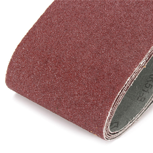 5pcs 60 Grit Sanding Belts 100x915mm Aluminum Oxide Abrasive Sanding Belts