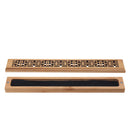 Handicraft Wooden Incense Burner Box Handmade Holder Stick Holder Home Decorations