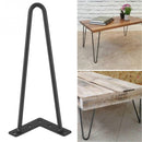 4pcs/Set Hairpin Metal Bar Table Legs 8/12/16/28 Inch DIY Coffee Desk Sofa Chair Folding Table