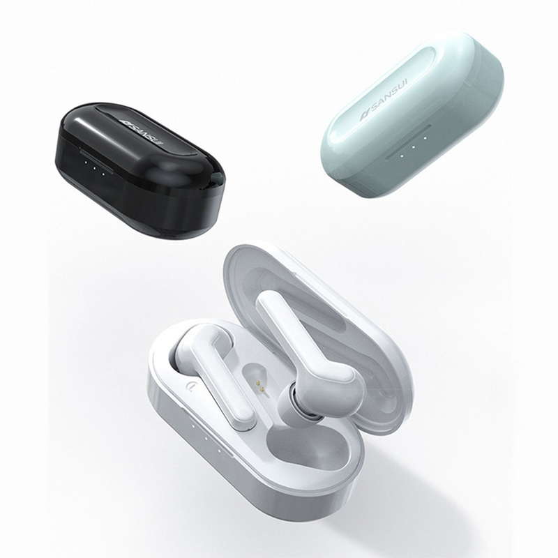 Sansui X9 TWS Wireless Earbuds bluetooth 5.0 Earphone Touch Control Real Live Sound Noise Cancelling Mic Handsfree Headphone