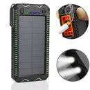 Bakeey 12000mAh LED Flashlight Solar Waterproof  Fast Charging DIY Power Bank Case For iPhone XS 11 Pro Huawei P30 Pro Mate 30 5G Xiaomi 9Pro Redmi K30 S10+ Note10 5G