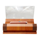 Universal 12 inches Wooden Foldable Screen Magnifier Image Enlarge Desktop Holder for Mobile Phone