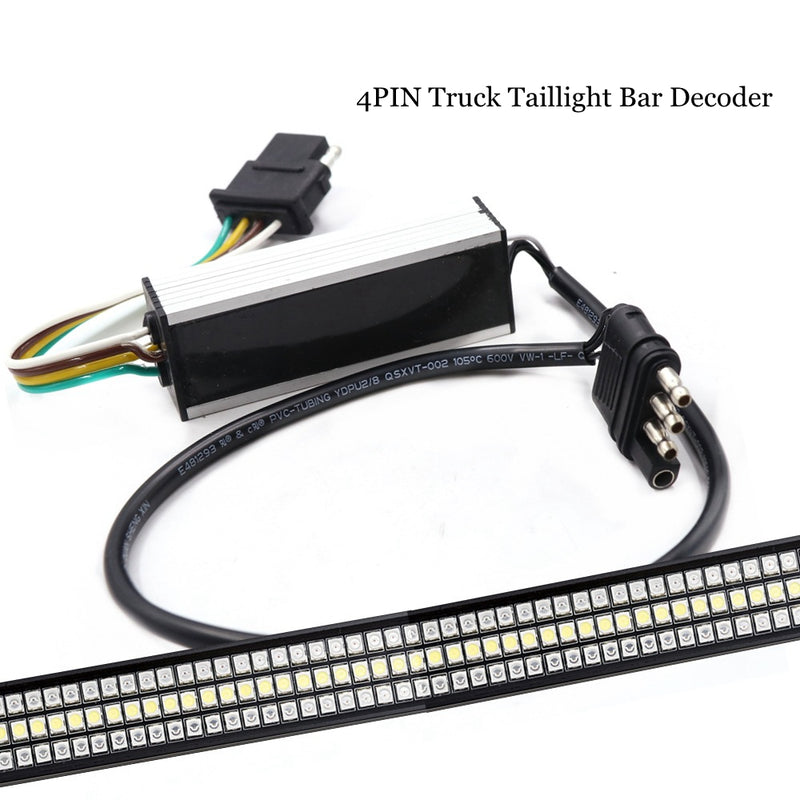 4 Pin Lights Fault Elimination Decoder Wiring Harness With Standard Flat Connector Y-splitter For Trailer