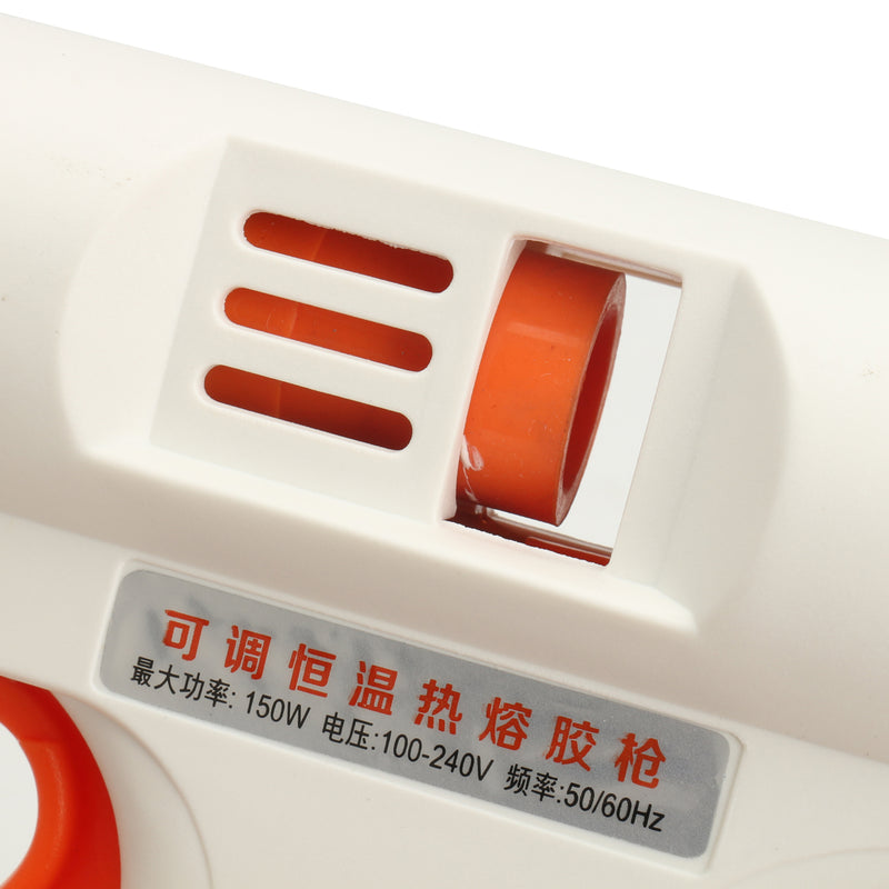 150W Hot Melt Glue Gun High Power Fast Heat Temperature 100-240V Adjustable EU Plug
