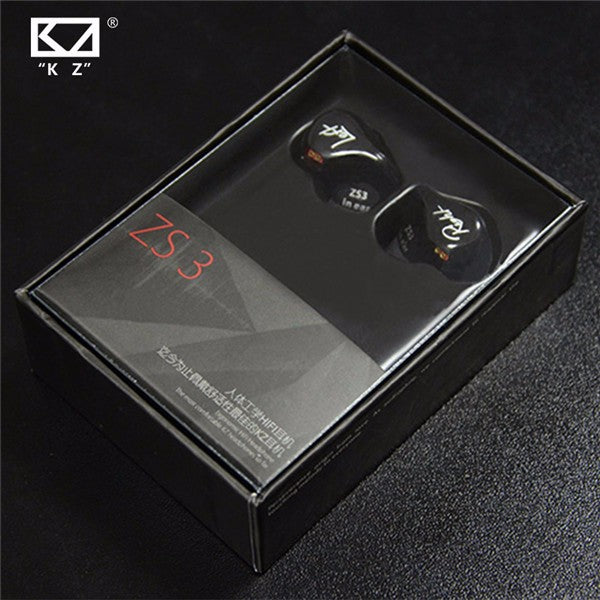 KZ ZS3 Hifi 3.5mm In-ear Earphone Noise Reduction Headset Dual Pin Cable Sports Headphone