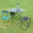 Outdoor Portable Folding Chair Aluminum Seat Stool Picnic BBQ Beach Chair Max Load 100kg