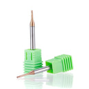 Drillpro 2 Flutes Ball Nose Long Neck End Mill D1.5 R0.2mm HRC60 Deep Groove Milling Cutter