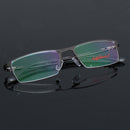 Metal Half Rimless Reading Glasses Myopic Eyewear Frame