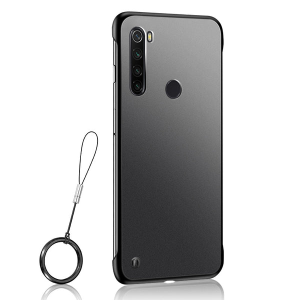 For Xiaomi Redmi Note 8T Case Bakeey Translucent Frameless Ultra-Thin Anti Fall Matte Hard PC Protective Case with Finger Ring