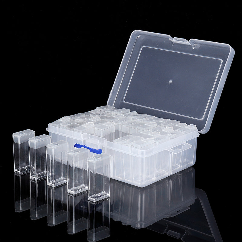 42 Grid Storage Nail Art Tools Jewelry Storage Box Case Desktop Organizer Dismountable Diamond Embroidery Accessories