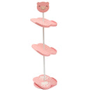 4 Tiers Cute Kids Shoe Racks Stand Space Saving Removable Organizer Shelf Holder