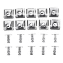 10 Set Under Engine Cover Kit Screw Body Clip Full Set For Audi VW