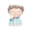 Succulent Plant Pot Cute Girl Flower Planter Creat Design Home Garden Decorations