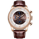 Benyar 5129X Business Men Watch 3ATM Waterproof Luminous Display Calendar Quartz Watch