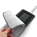 Flat Squeeze Mop And Bucket Hand Free Wringing Floor Cleaning Microfiber Mops