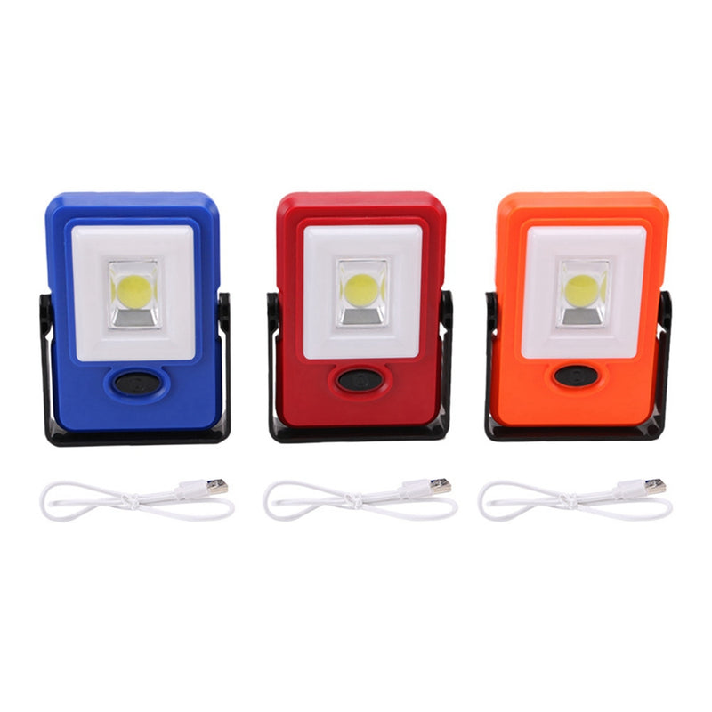 Portable COB Hook Magnetic Work Light USB Rechargeable Outdoor Lamp for Camping Fishing Hiking