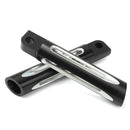 Aluminum Foot Pegs Footrest For Harley Touring Sportster Dyna Softail Black