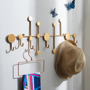 Coat Hanger Rack Hat Clothes Hook Wall Mount Hanging Nordic Cloth Hanger Creative Home