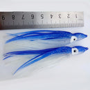 ZANLURE 10Pcs 10CM Soft Plastic Fishing Lures Trolling Squid Skirt Lure Bait Fishing Tackle Tools