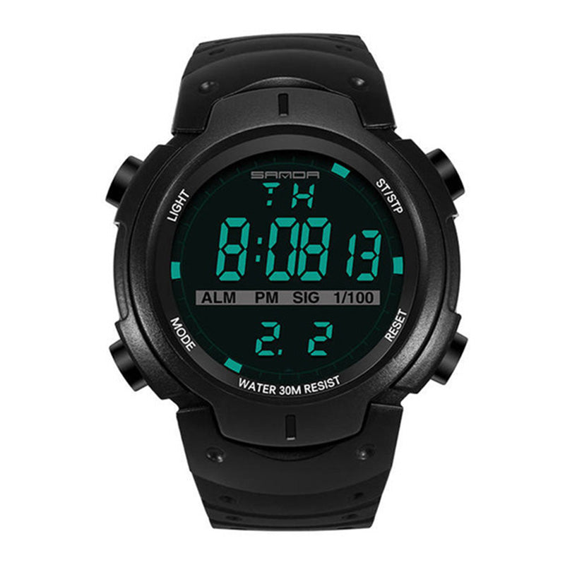 SANDA 269 Digital Watch Luminous Motion Timing Stopwatch Calendar Alarm Watch Outdoor Sport Watch