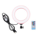 PULUZ PU429 Dimmable 4.7 Inch 16cm RGB RGBW bluetooth Wireless APP Control Video Ring Light with Remote for Youtube Tik Tok Live Streaming